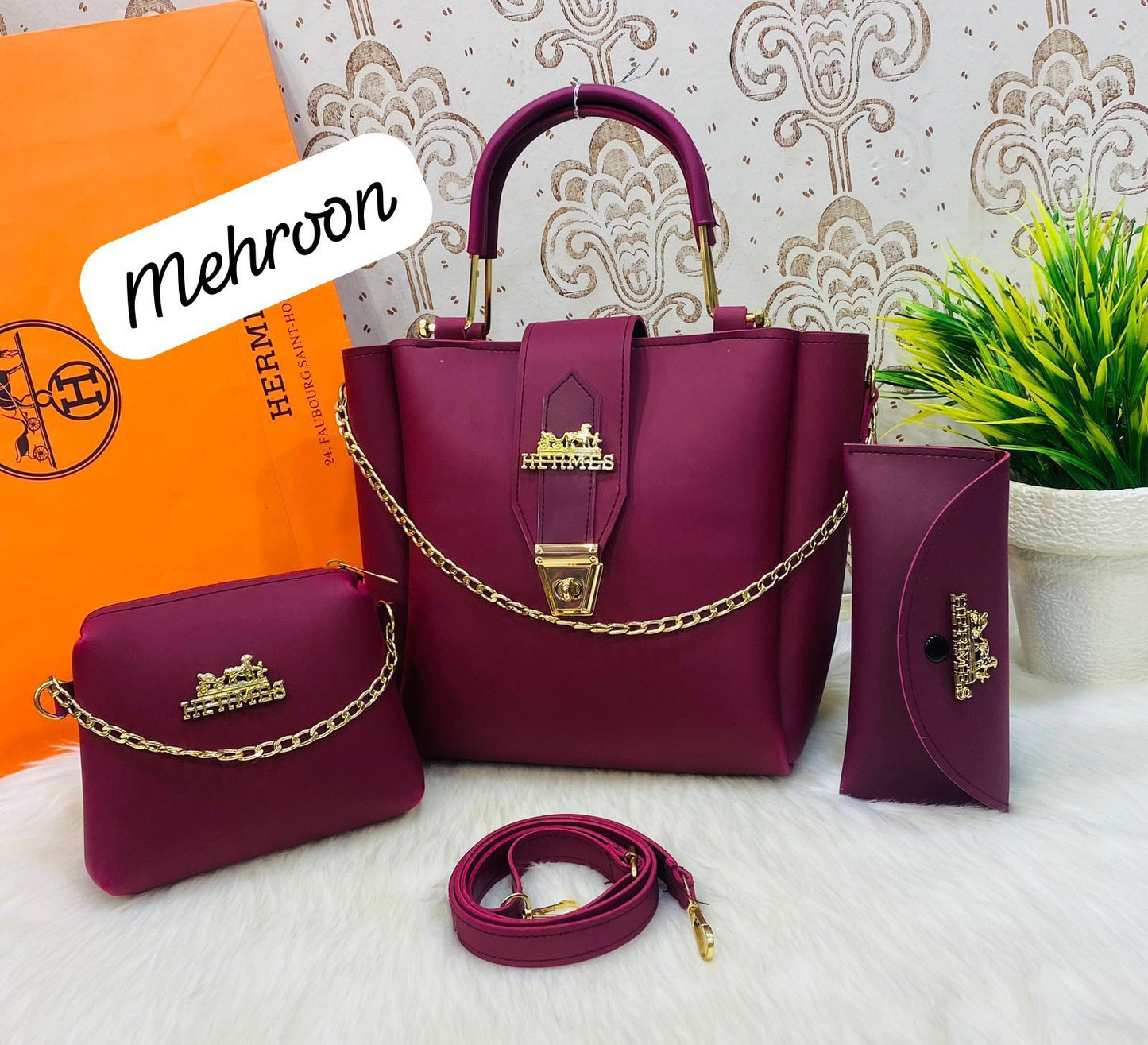 3 pcs Handbag Set