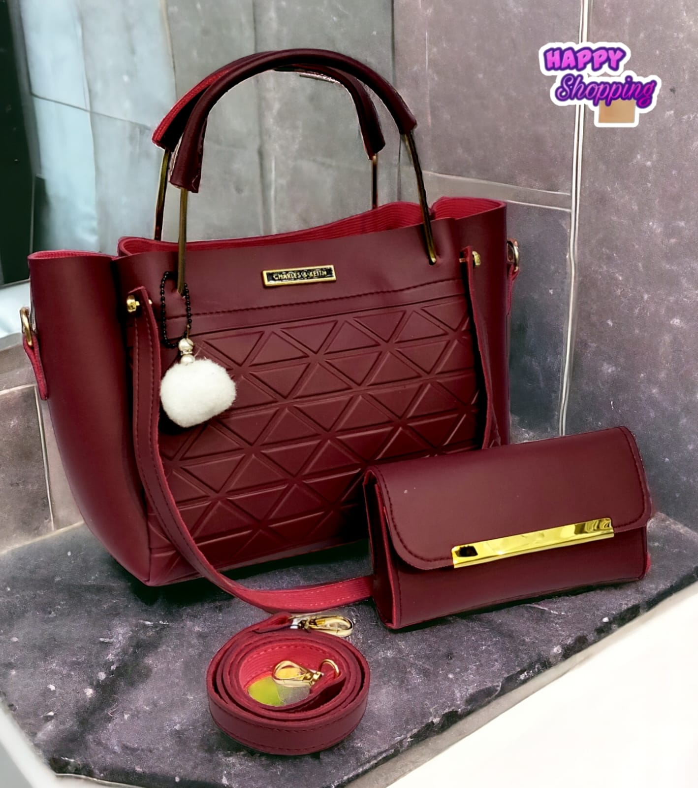 Fashionable handbag 2 pcs