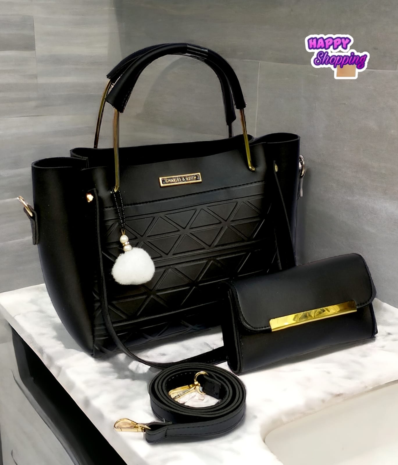 Fashionable handbag 2 pcs