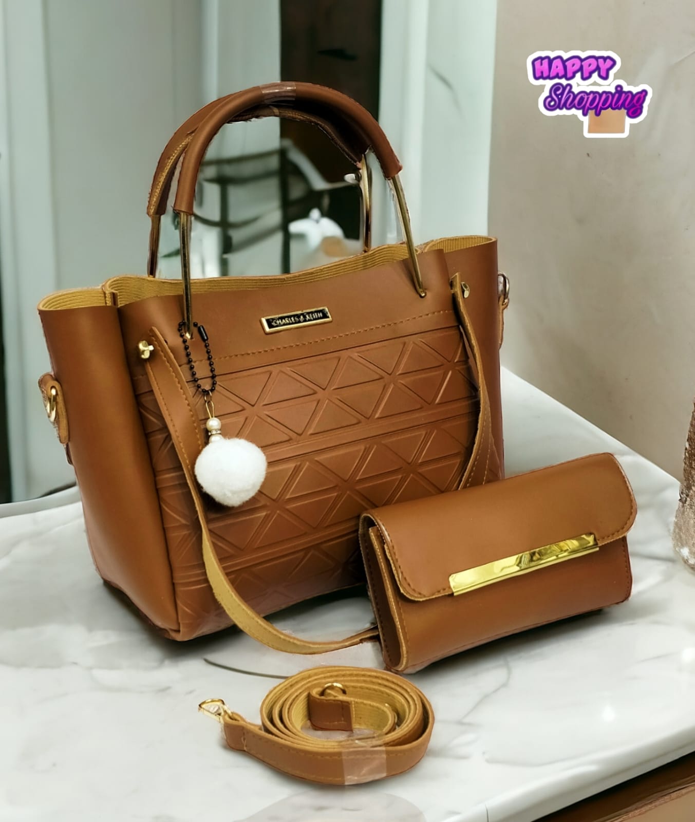 Fashionable handbag 2 pcs