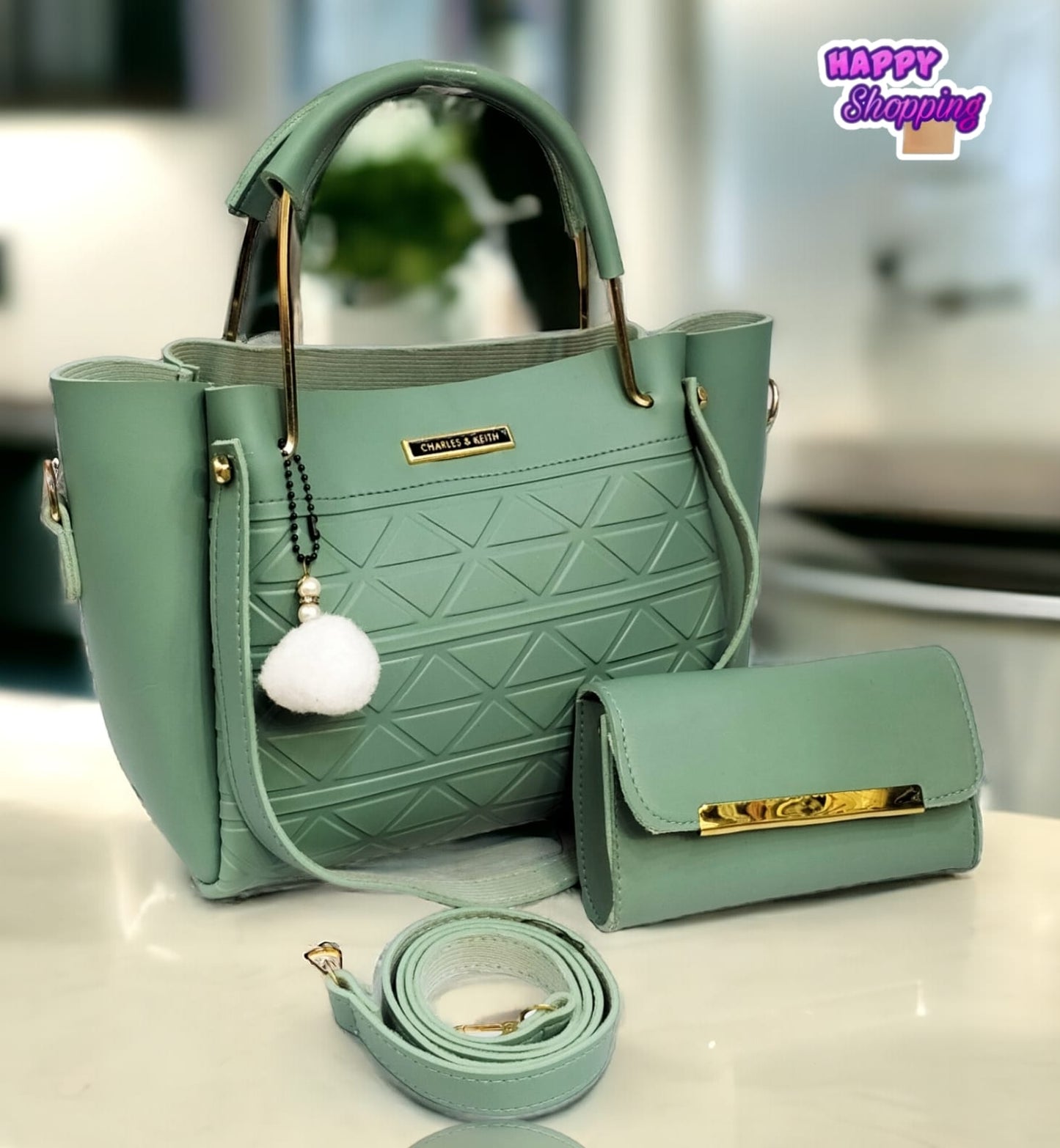 Fashionable handbag 2 pcs