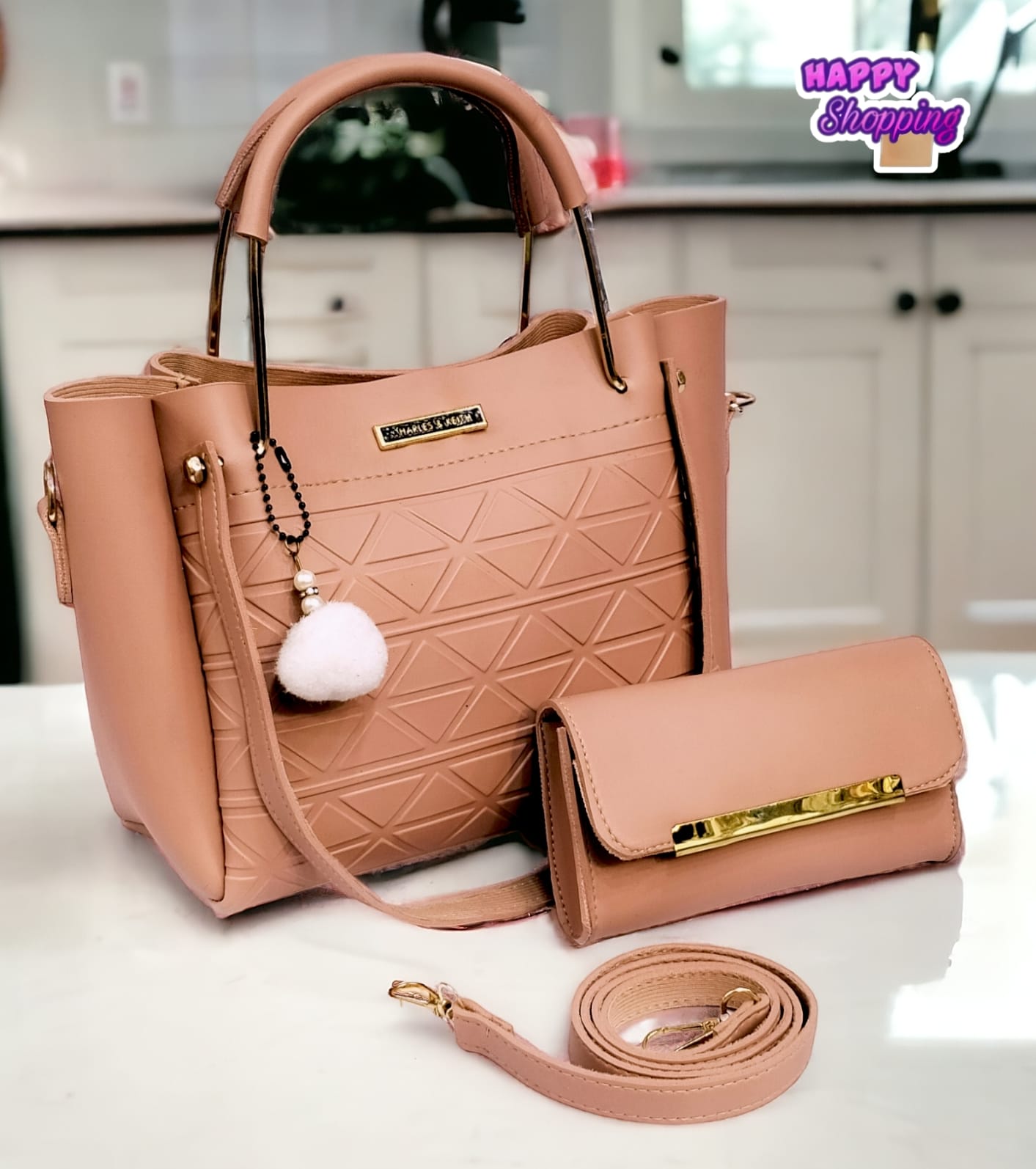 Fashionable handbag 2 pcs