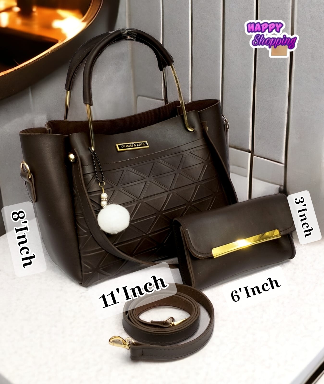 Fashionable handbag 2 pcs