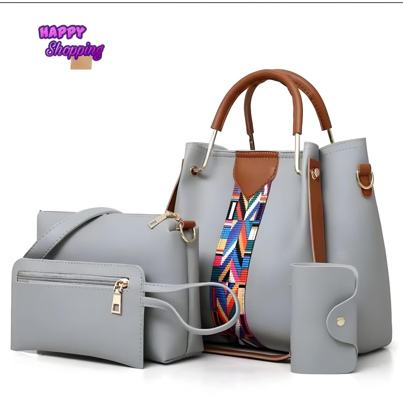 4 Pcs Handbag Set