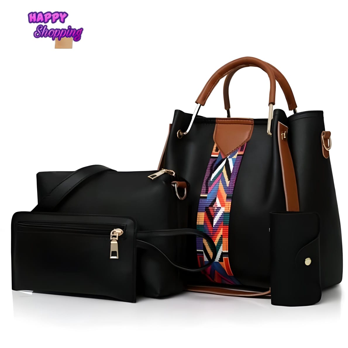 4 Pcs Handbag Set