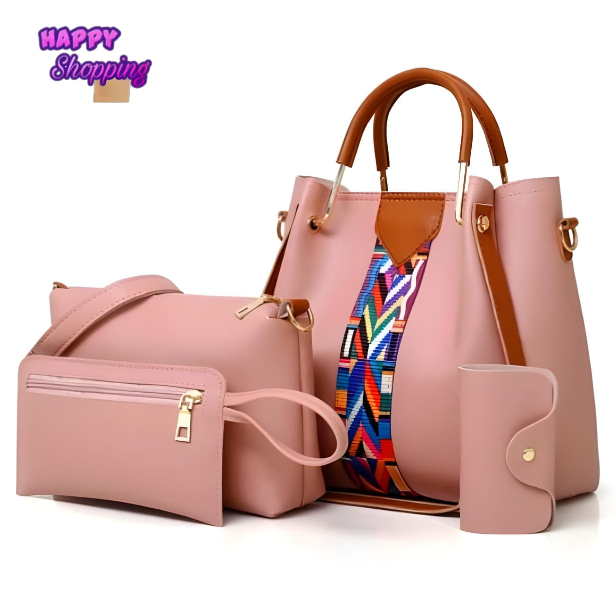 4 Pcs Handbag Set