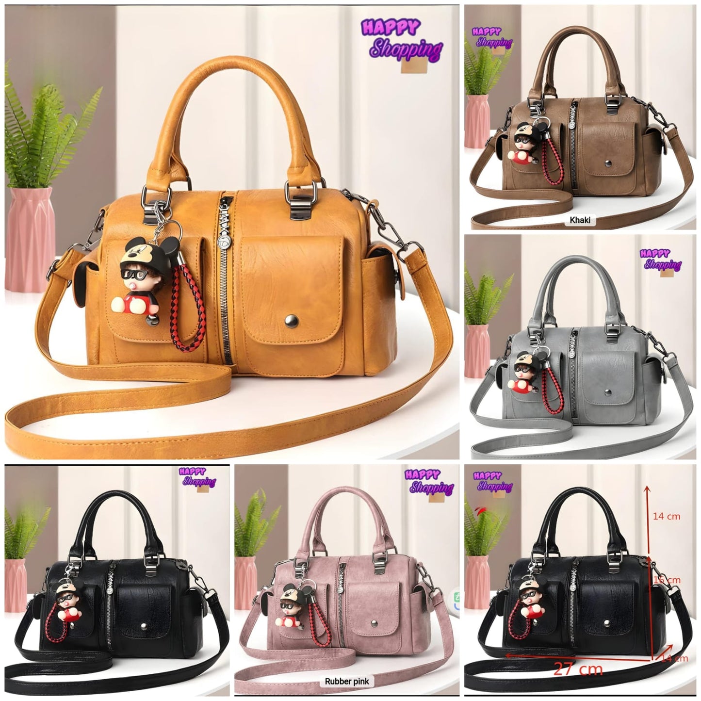 Imported Duo Pocket Handbag| premium quality