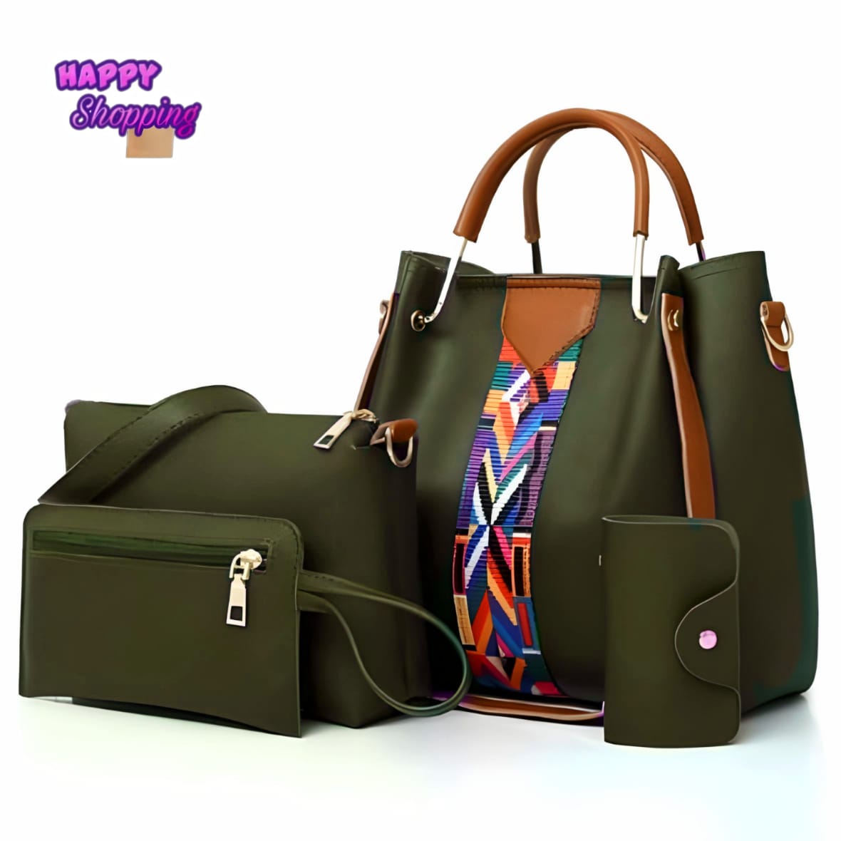 4 Pcs Handbag Set