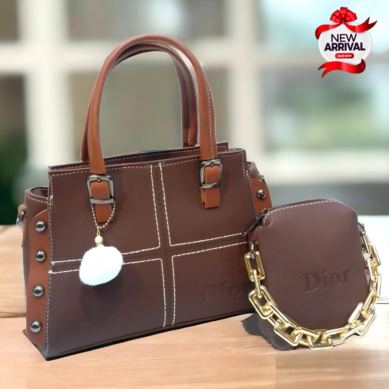 Branded 2 Pcs Handbag Set