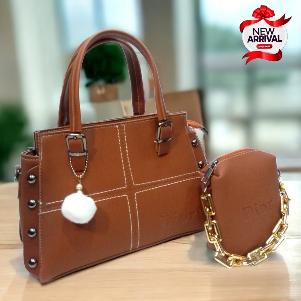 Branded 2 Pcs Handbag Set