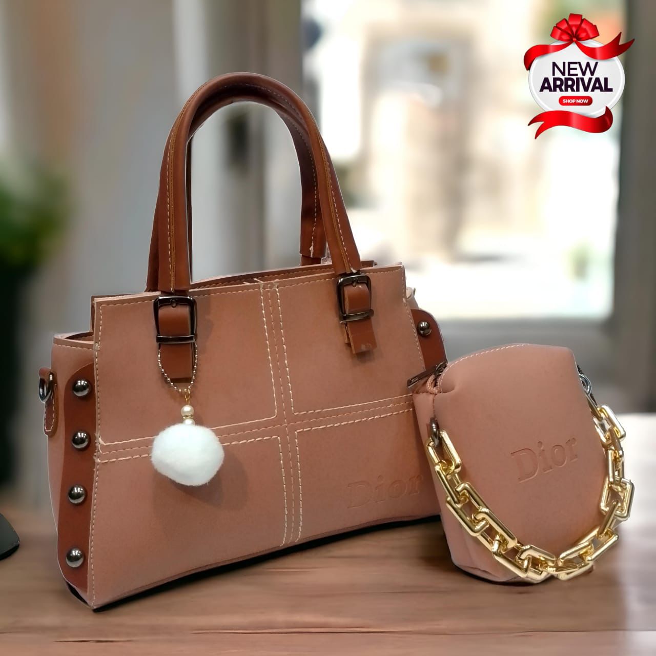 Branded 2 Pcs Handbag Set