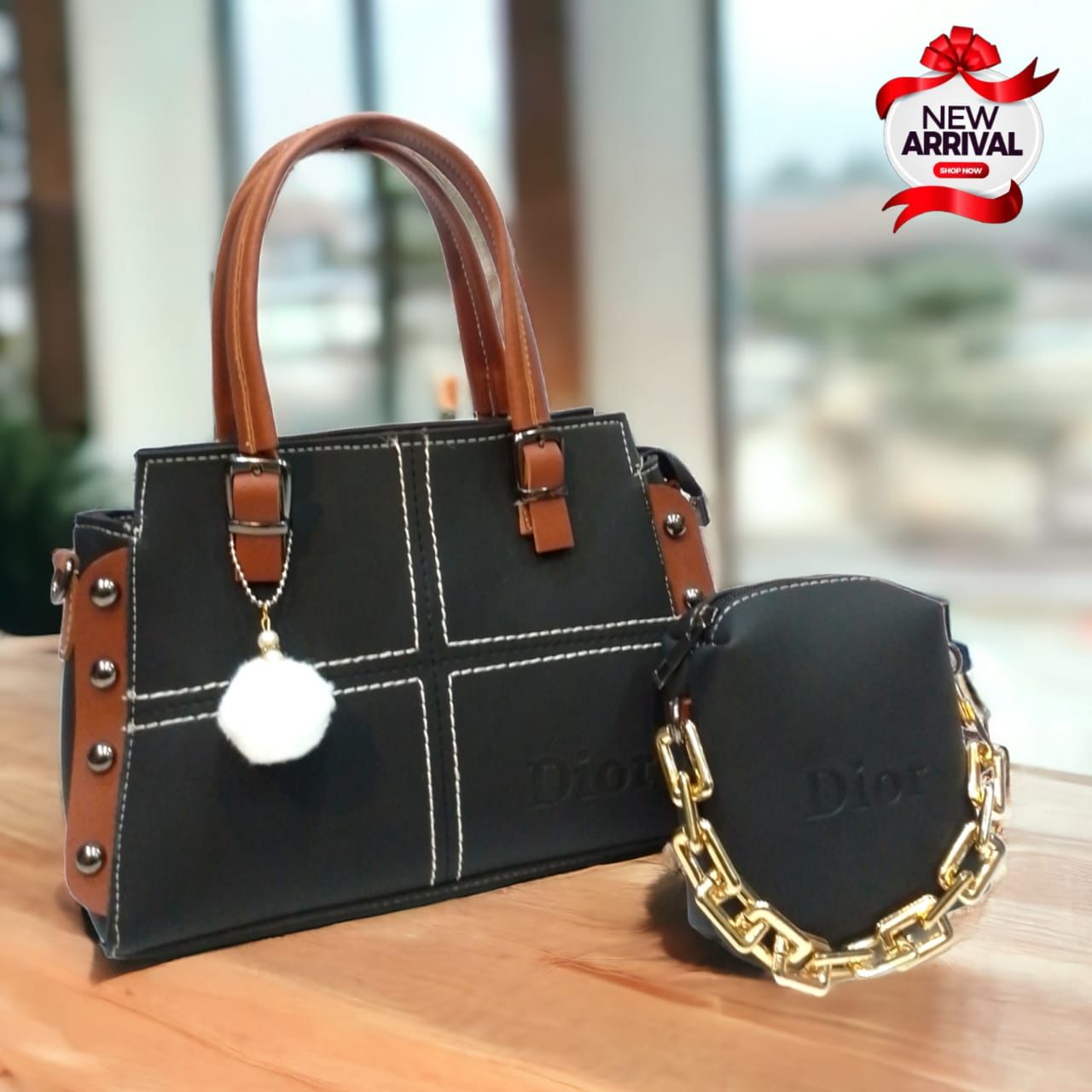 Branded 2 Pcs Handbag Set