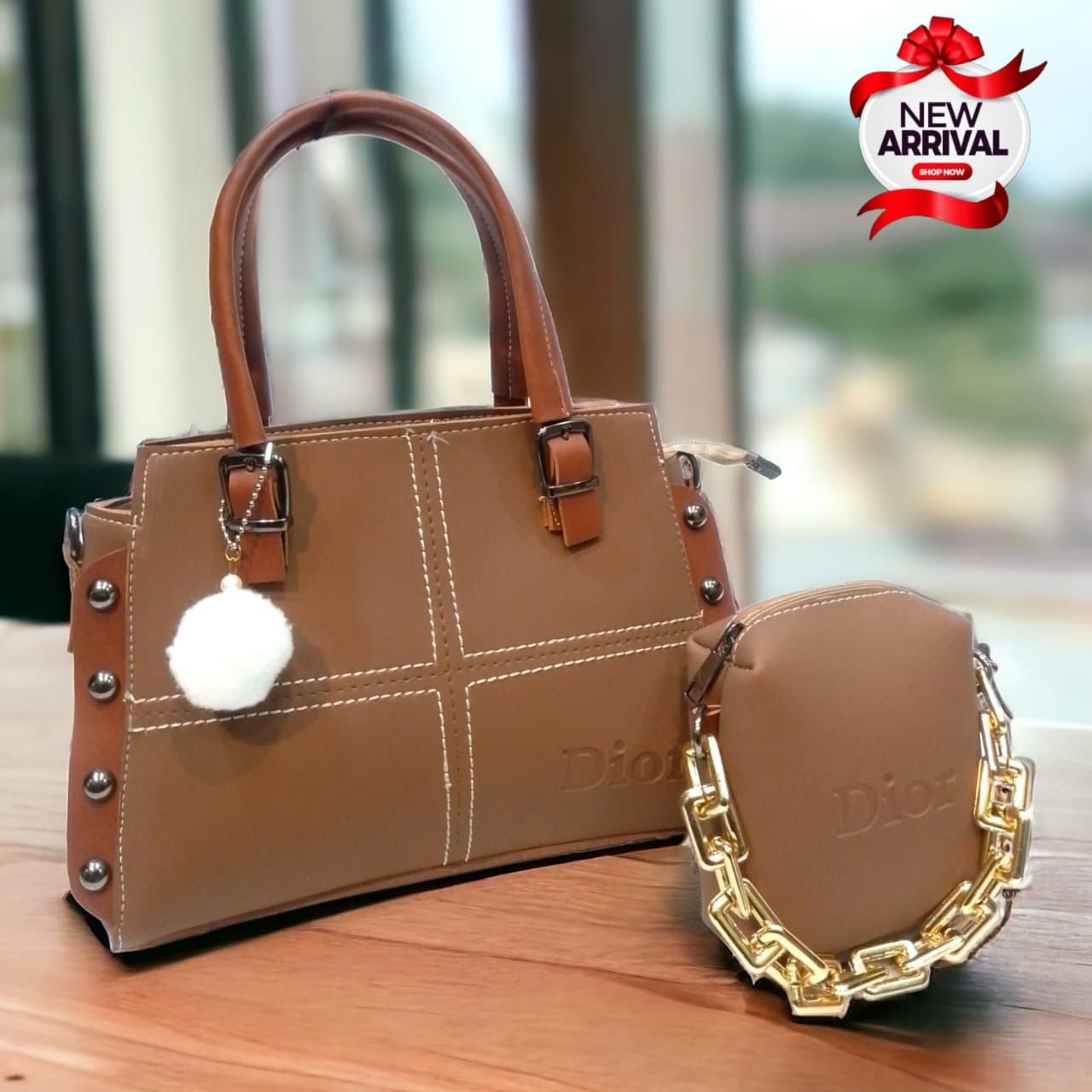 Branded 2 Pcs Handbag Set