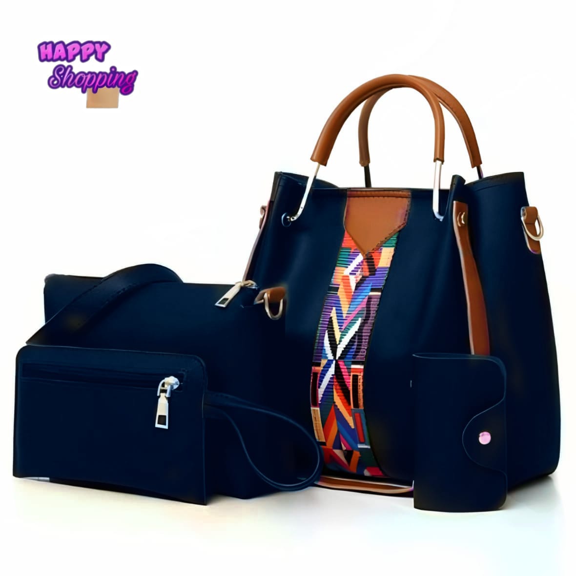 4 Pcs Handbag Set