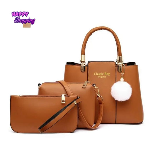 3 pcs Handbag Set