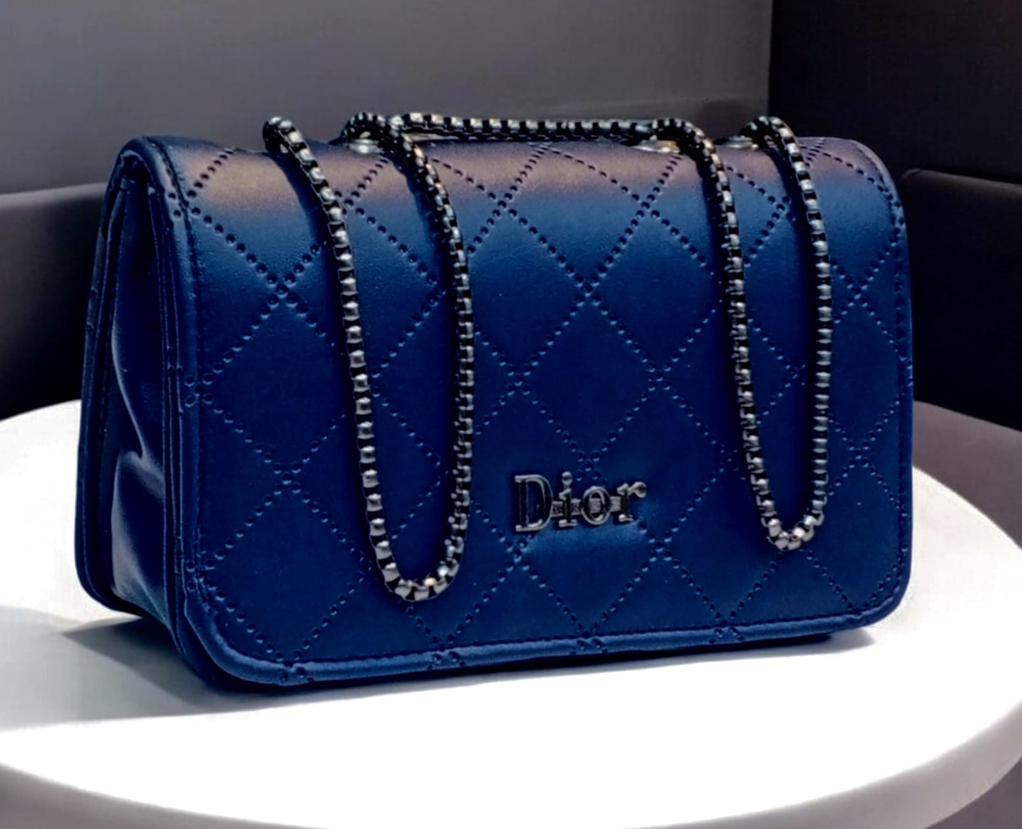 Branded top chain Crossbody bag