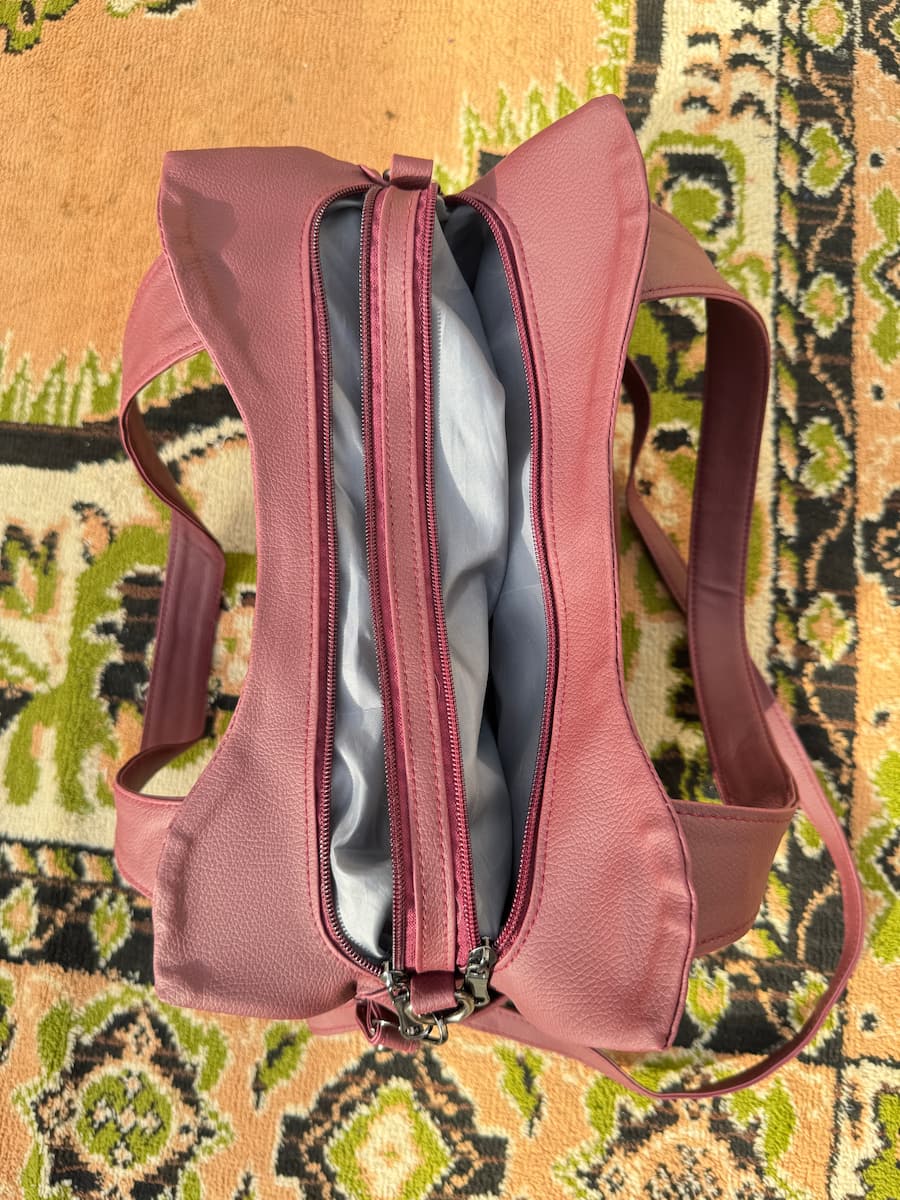 Large Premium Handbag - Maroon