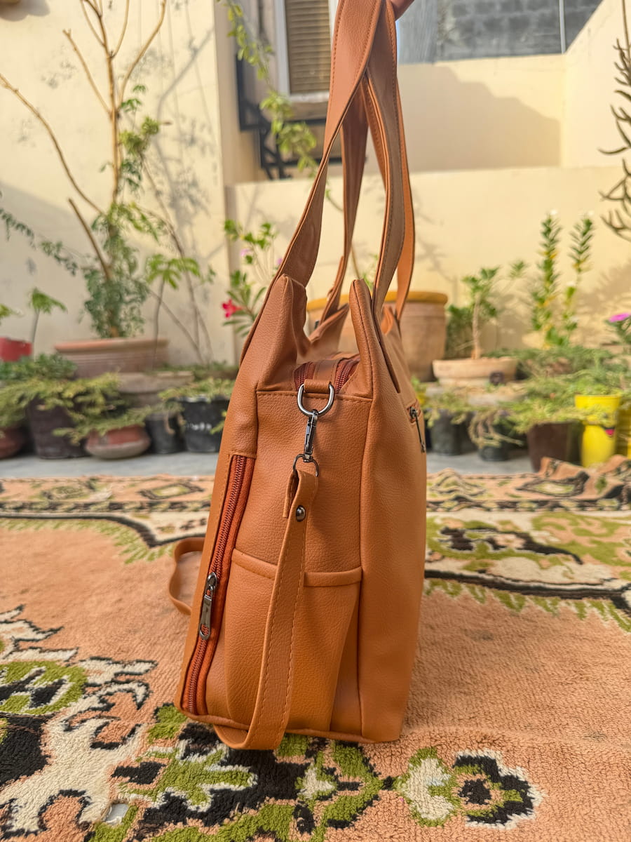 Large Premium Handbag - Mustard