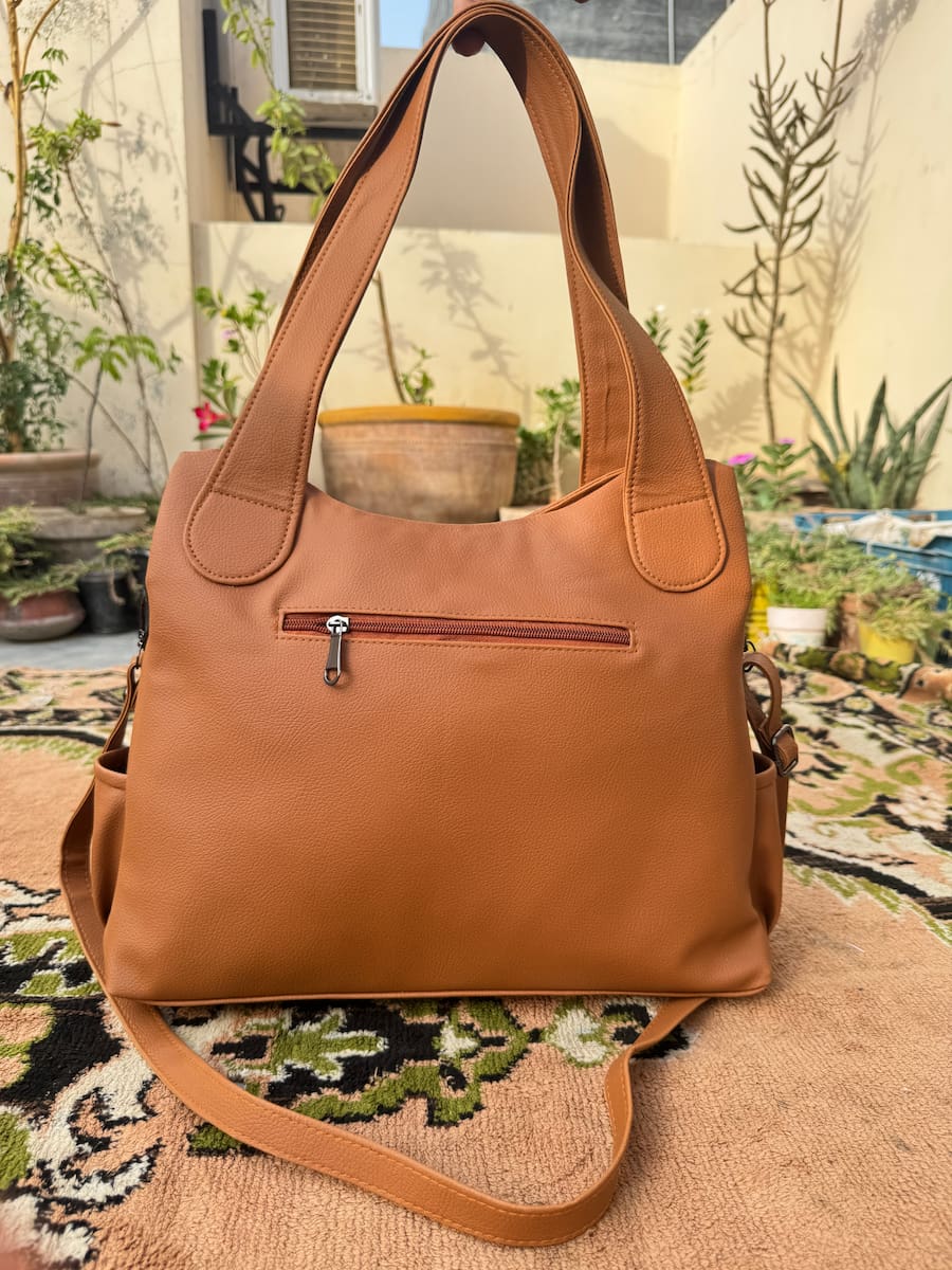 Large Premium Handbag - Mustard