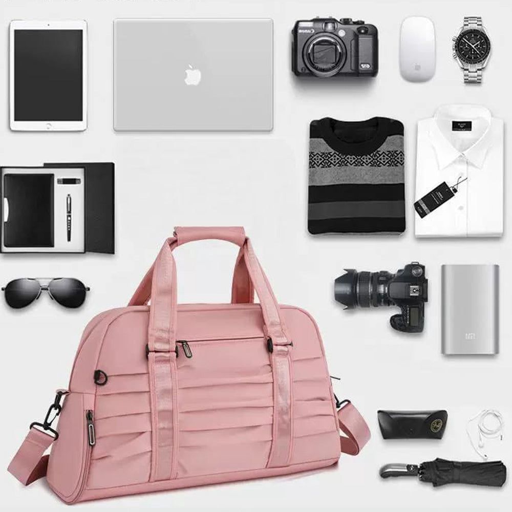 Ladies Travelling Bag with shoe Portion | Random Color