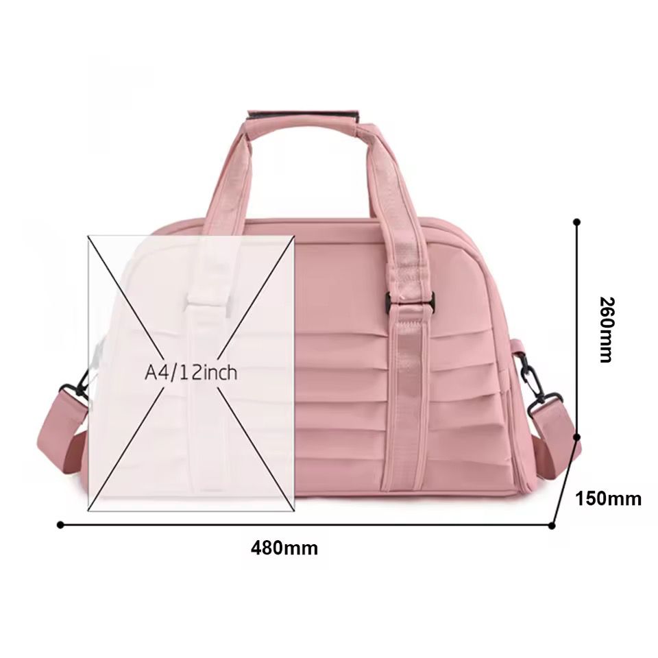 Ladies Travelling Bag with shoe Portion | Random Color