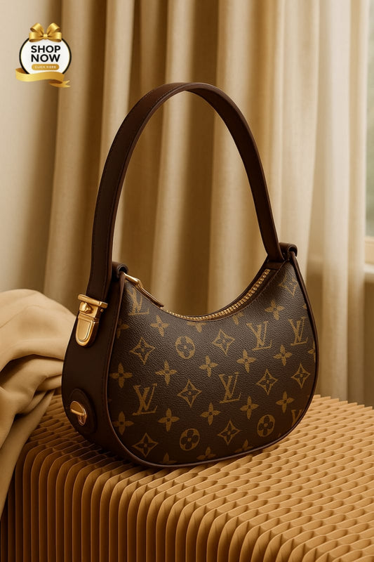 Moon Shape Branded Handbag