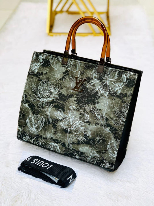 Abstract Branded Totebag