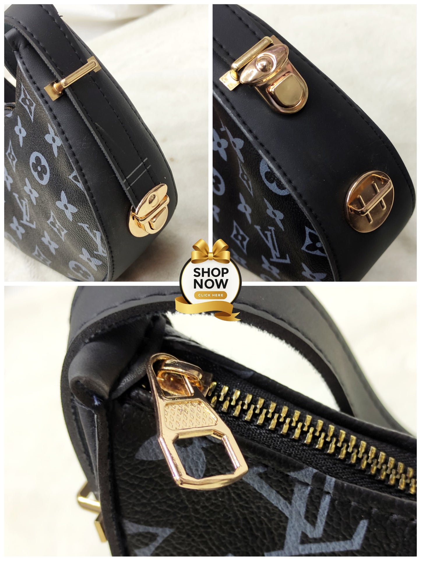 Moon Shape Branded Handbag