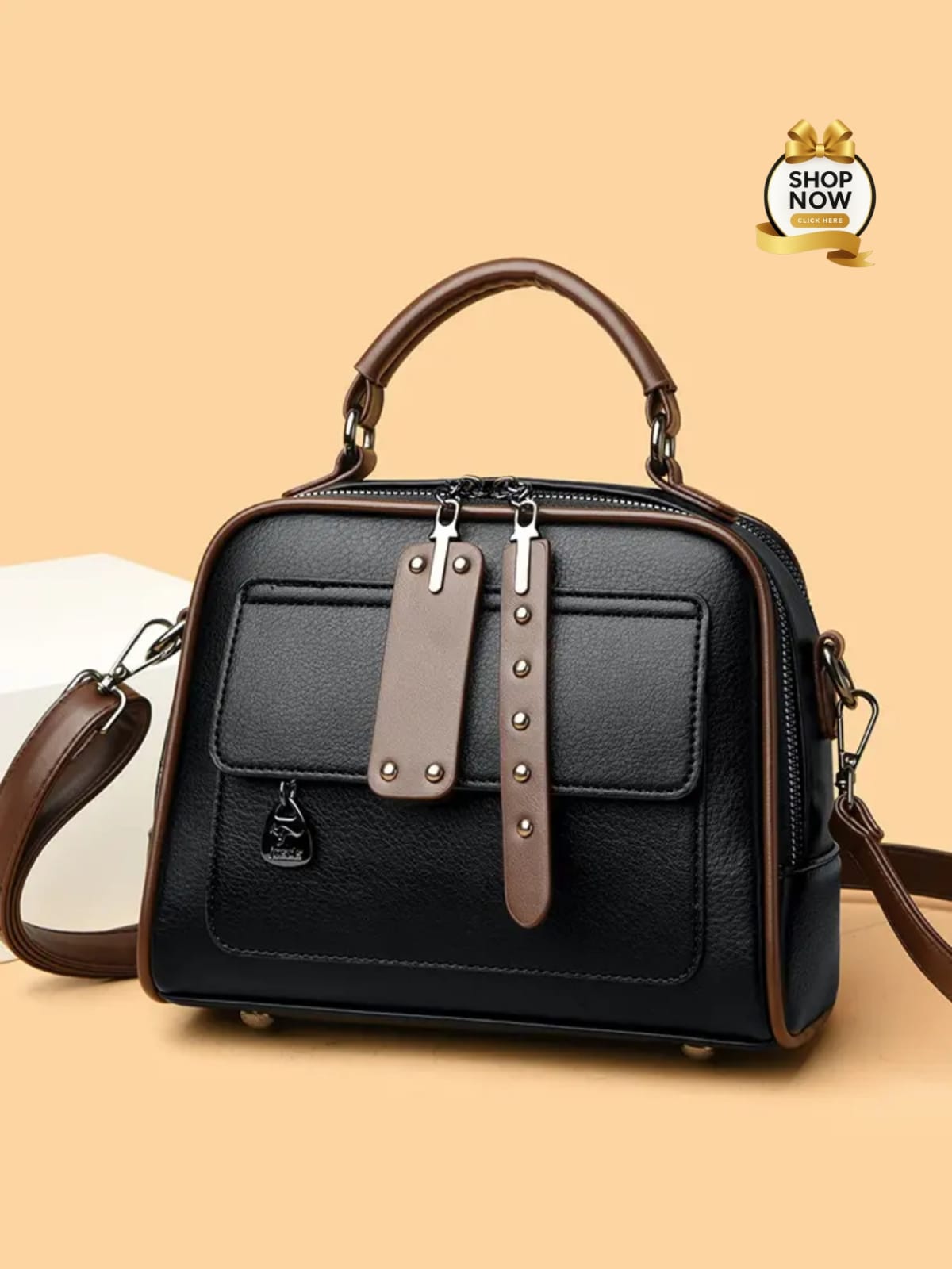 Imported Kangaroo Crossbody Bag