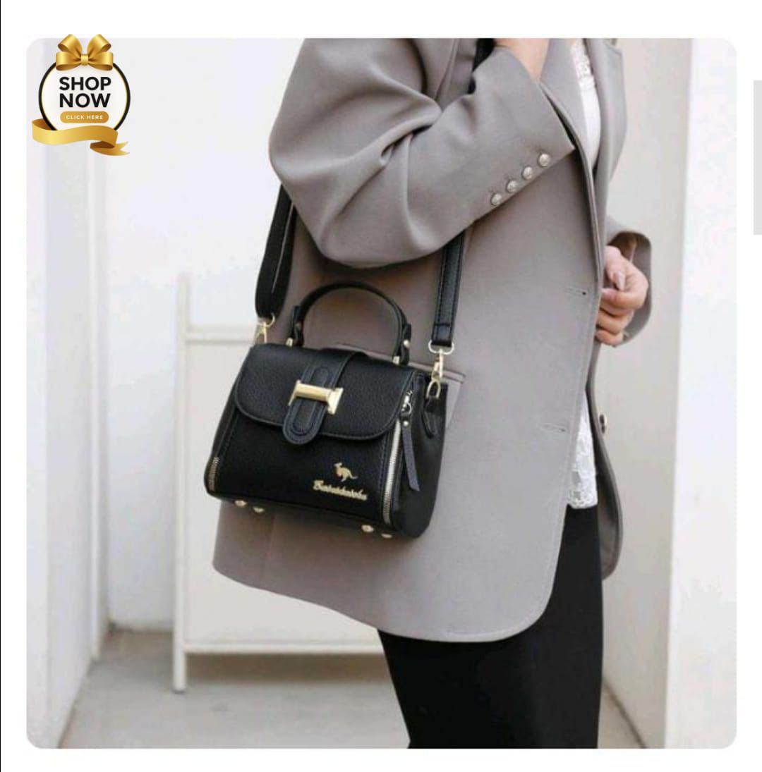 Kangaroo Two Zipper Crossbody bag | Imported