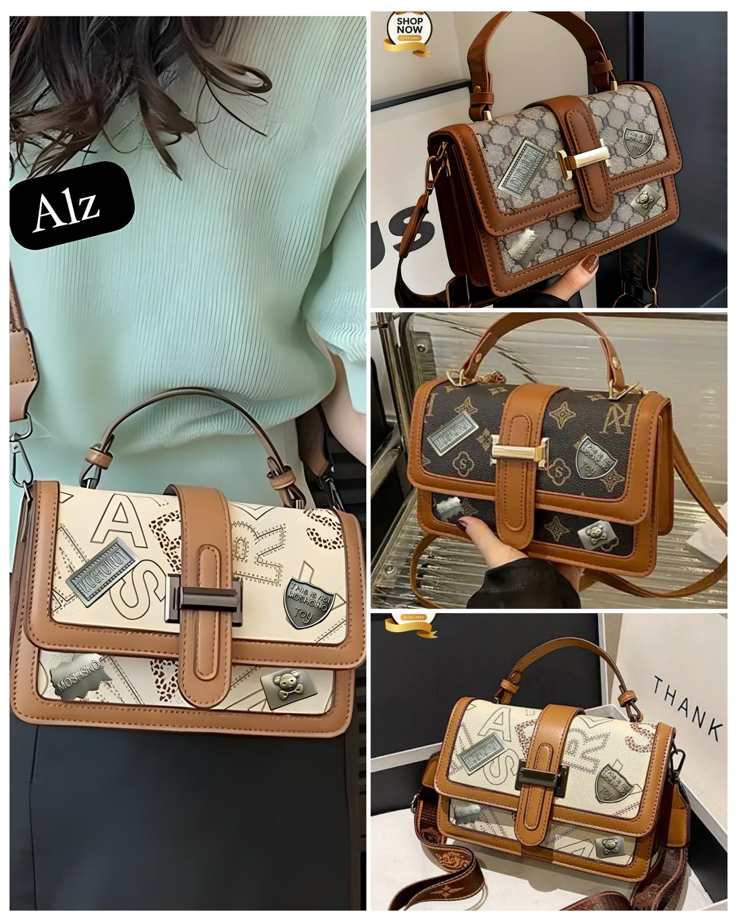 Original Moschino Crossbody Bag | Imported