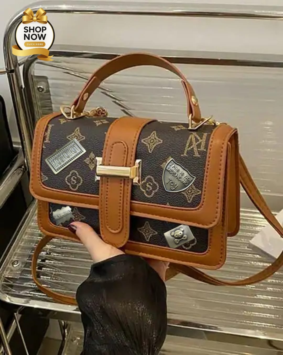 Original Moschino Crossbody Bag | Imported