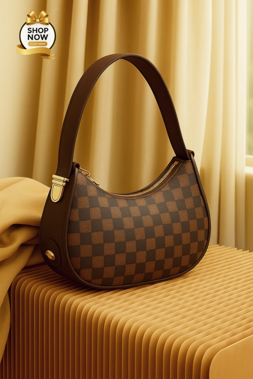 Moon Shape Branded Handbag