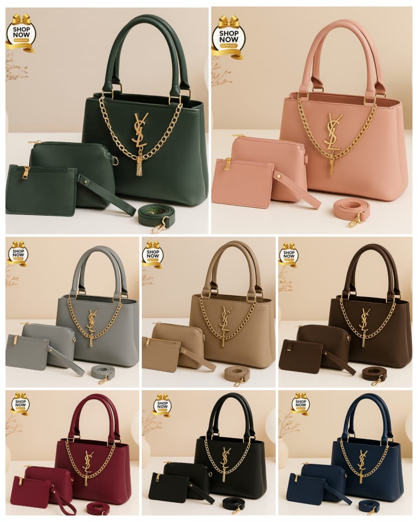3 Pcs Handbag Set