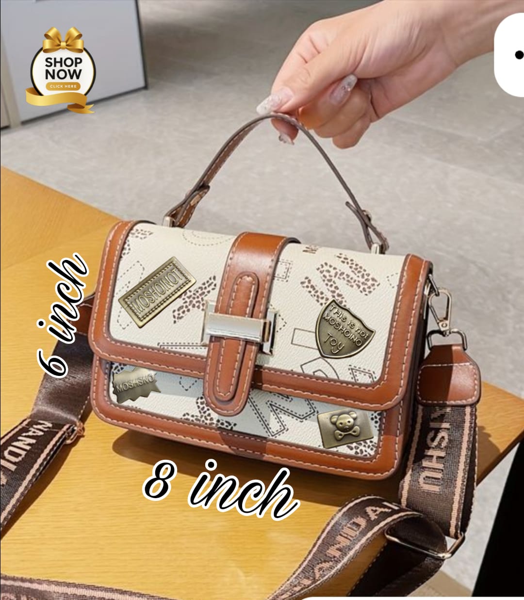 Original Moschino Crossbody Bag | Imported