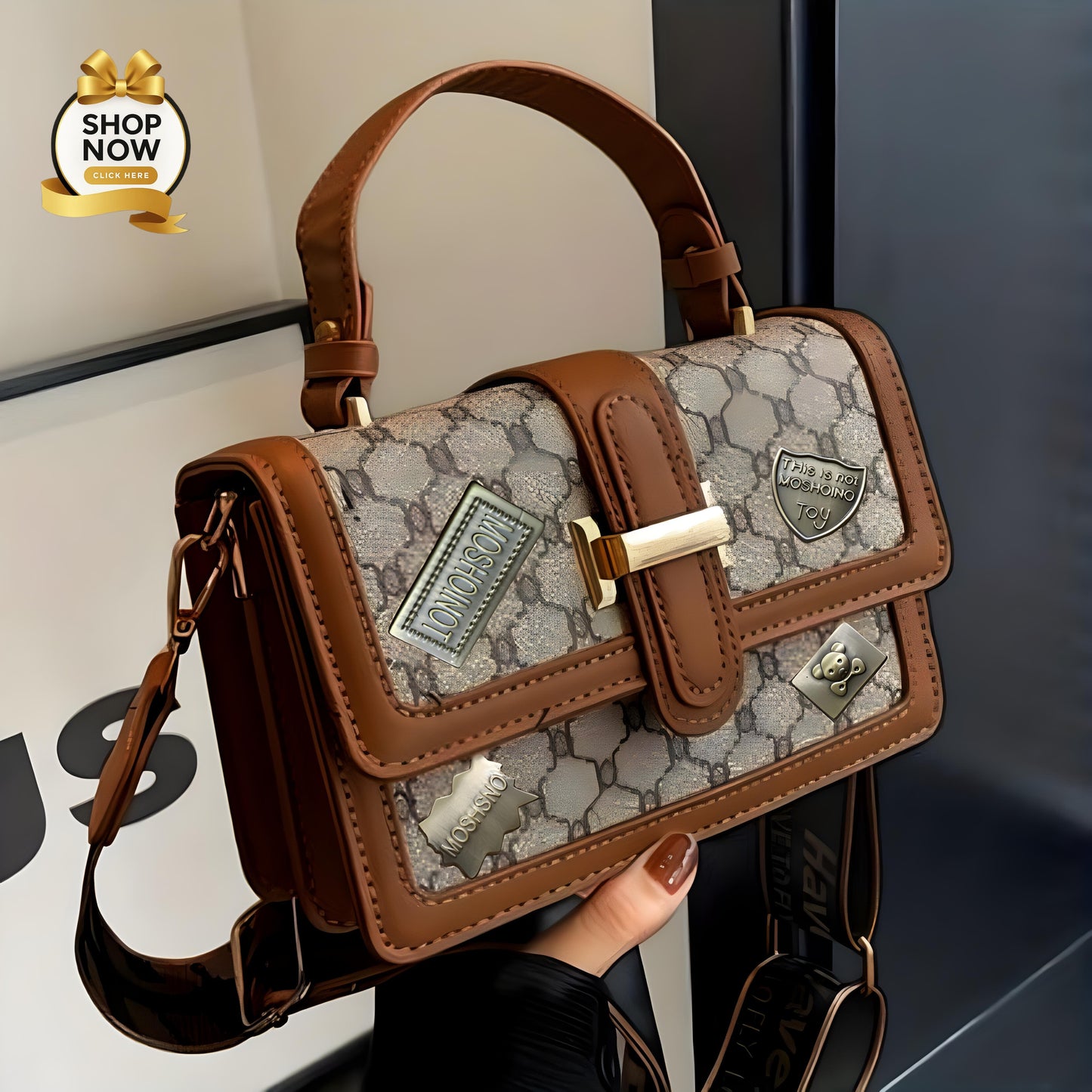 Original Moschino Crossbody Bag | Imported