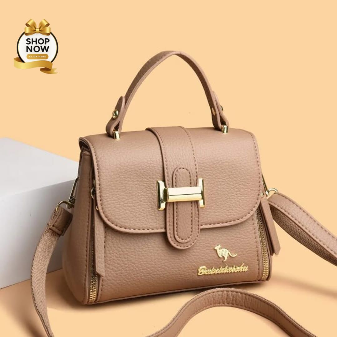 Kangaroo Two Zipper Crossbody bag | Imported