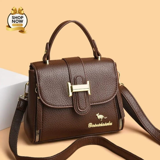 Kangaroo Two Zipper Crossbody bag | Imported