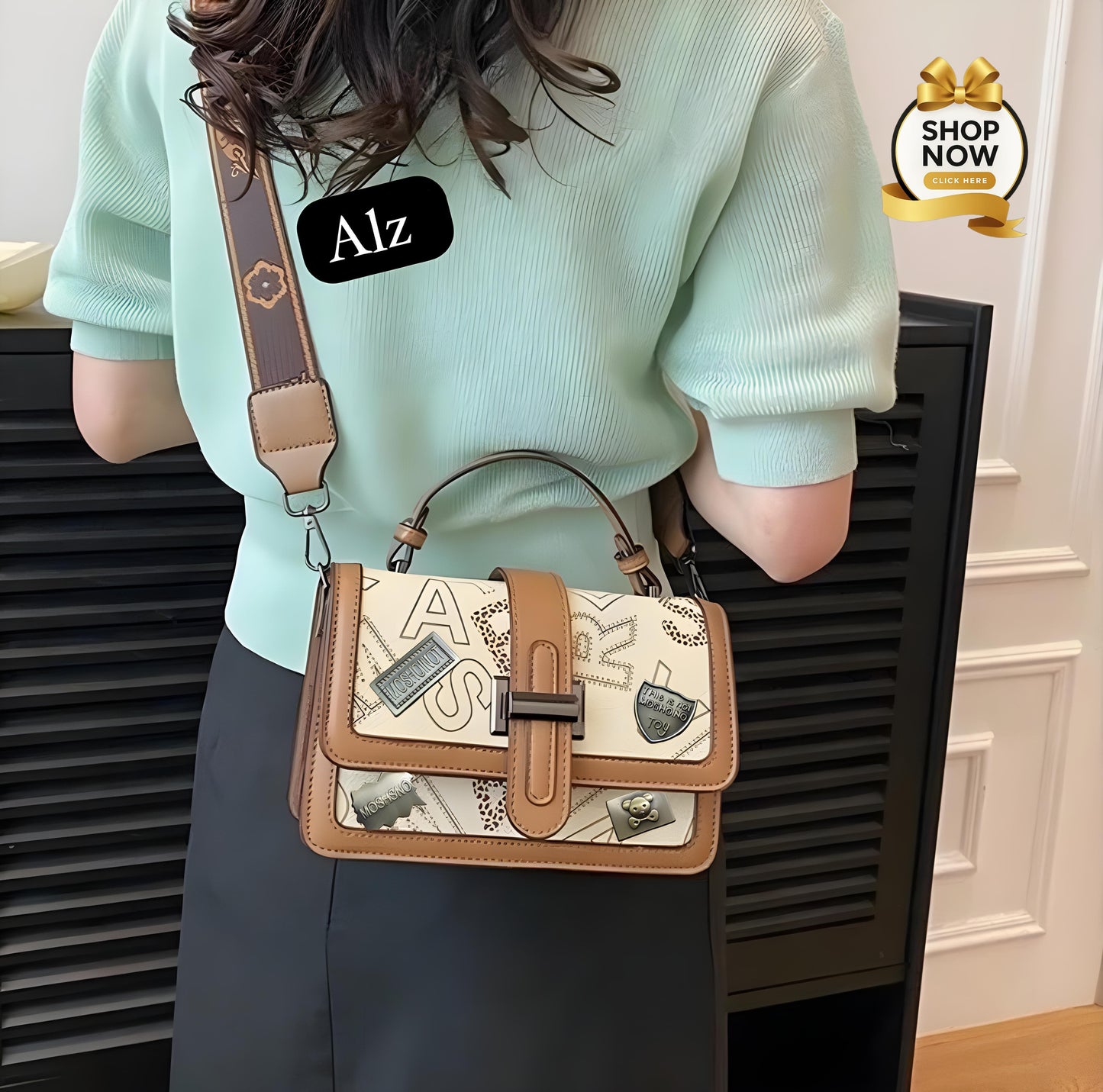 Original Moschino Crossbody Bag | Imported